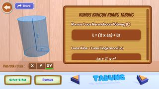 Bangun Ruang Rumus Simulasi 3D - Screenshot 3