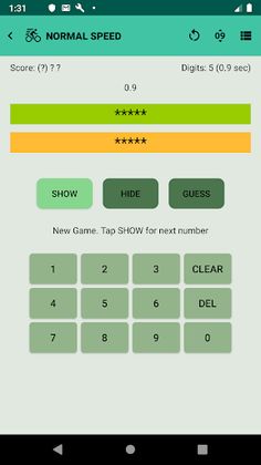 Number Blink 3 - Remember In A - Screenshot 2