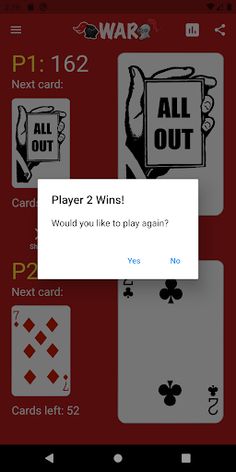 War: Card Game - Screenshot 2