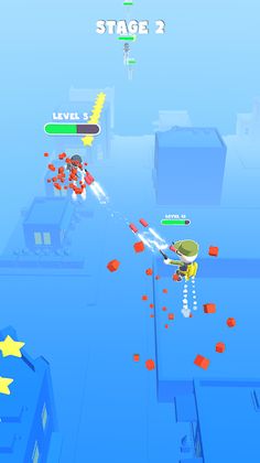 Jetpack Shoot Hero: Level Up - Screenshot 1