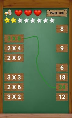 multiplication table - Screenshot 2