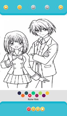 Sakura School Coloring Book - Screenshot 1
