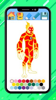 Ben Alien 10 coloring ultimate - Screenshot 2