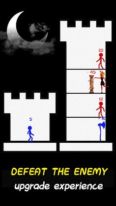 Stickman Tower Battles - Screenshot 1