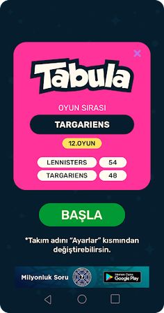Tabula -Tabu Kelime Oyunu 2025 - Screenshot 3