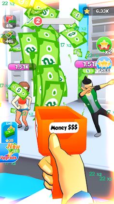 Idle Money Shower - Screenshot 2