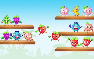 Fruit Color Sort Puzzle - Screenshot 1