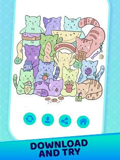 Funny Doodle Coloring Book - Screenshot 4
