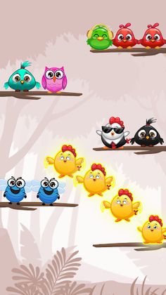 Bird Sort - Smart Puzzle - Screenshot 3