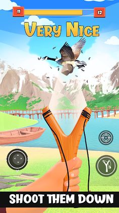 Bird Shooting: Slingshot Games - Screenshot 1