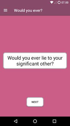 Would you ever? - Drinking Gam - Screenshot 2