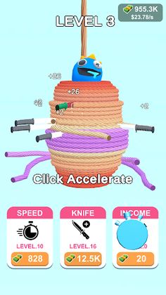 Idle Cut Rope - Screenshot 2