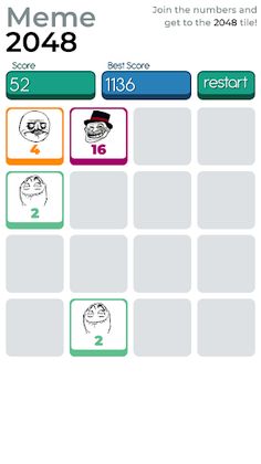 Meme 2048 - Screenshot 3