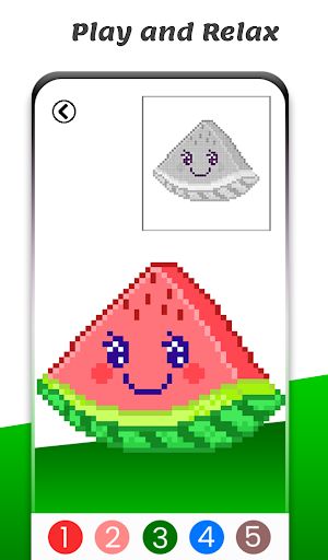Watermelon Game Pixel Art - Screenshot 3