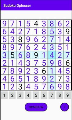Sudoku Oplosser - Screenshot 3