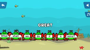 Learn English Game-Grab a Crab - Screenshot 3