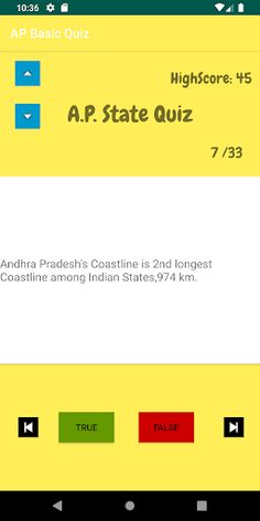 A.P. State Basic Quiz - Screenshot 4