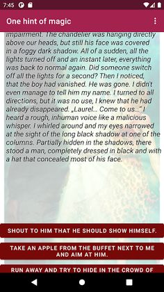 One hint of magic - text adven - Screenshot 1