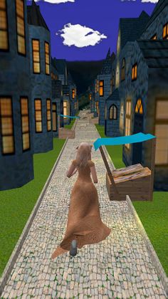 Cinderella. 3D Runner. - Screenshot 1