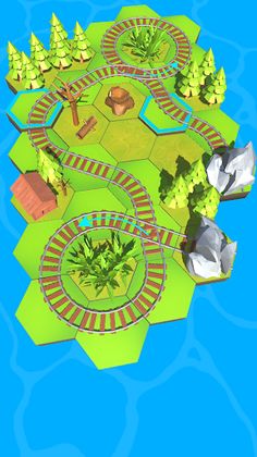 Railway Islands: Train Games - Screenshot 1