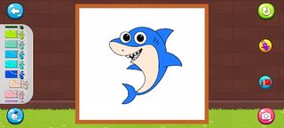 Coloring Shark Meg - Screenshot 1
