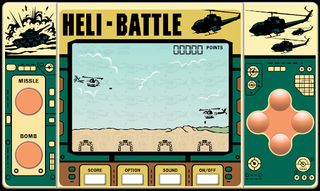 Heli Battle(80s Handheld Game) - Screenshot 3