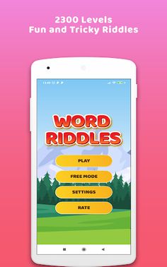 Word Riddles - Fun Puzzle Game - Screenshot 1