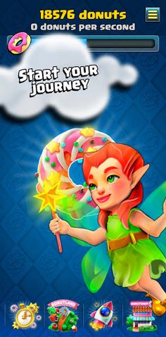 Donut Clicker - fun clicker - Screenshot 1