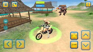 Motorbike Girls Jumping Missio - Screenshot 3