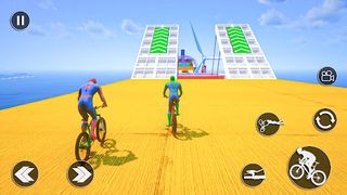 BMX Cycle Race Superhero Games - Screenshot 1
