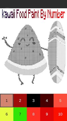 Kawaii Food Draw Number-Kawaii - Screenshot 1