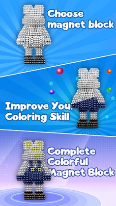 Magnet World 3D: ASMR Coloring - Screenshot 1