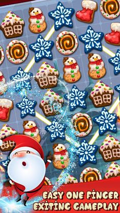 Christmas Cookies: Swipe Mania - Screenshot 2