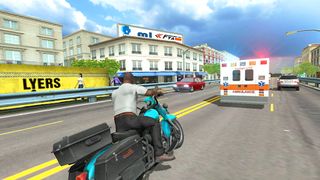 City Traffic Moto Rider - Screenshot 2