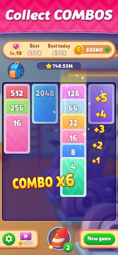 X2 Solitaire Merge-2248 Puzzle - Screenshot 3