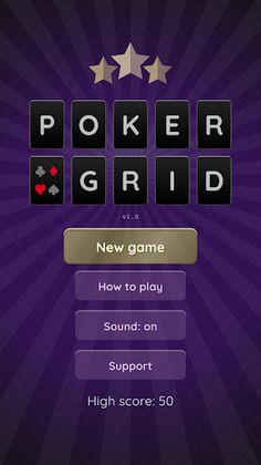 Poker Grid - Screenshot 1