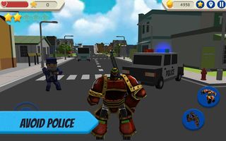 Robot Hero: City Simulator 3D - Screenshot 2