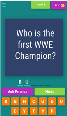 WRESTLE QUIZ - Screenshot 1