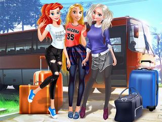 Princess College Dress up Game - Screenshot 1