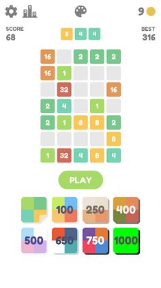 Power 2048 - Screenshot 2