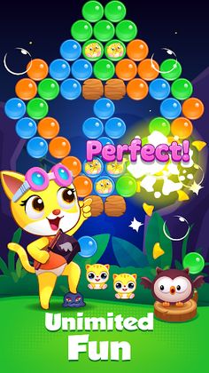 Cat poptime: Bubble Story - Screenshot 3