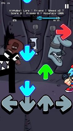 FNF Alphabet Lore Funkin Mod - Screenshot 1