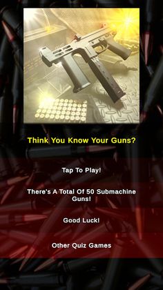 Tactical Submachine Gun Quiz - Screenshot 1