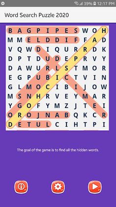 Word Search Puzzle 2020 - Screenshot 1