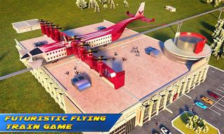 Flying Train Driver Train Game - Screenshot 2