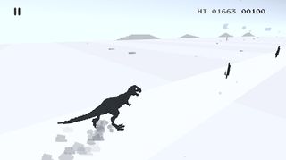 Dino T-Rex 3D Run - Screenshot 1