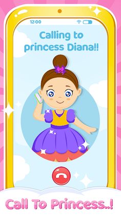 princess phone game - Screenshot 1