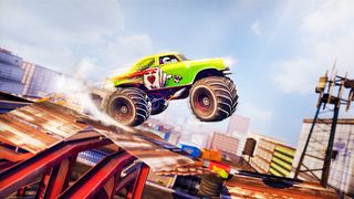 Mega Truck Rooftop Stunt Games - Screenshot 3