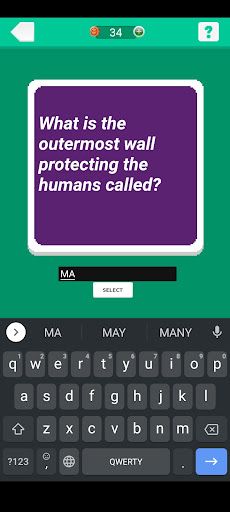 attack (AOT) quiz - Screenshot 3