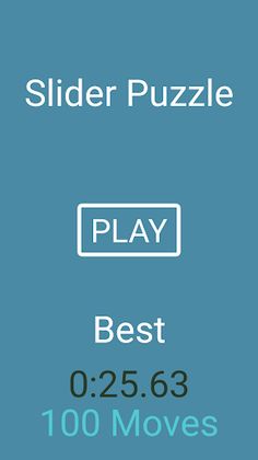 Slider Puzzle - Screenshot 1